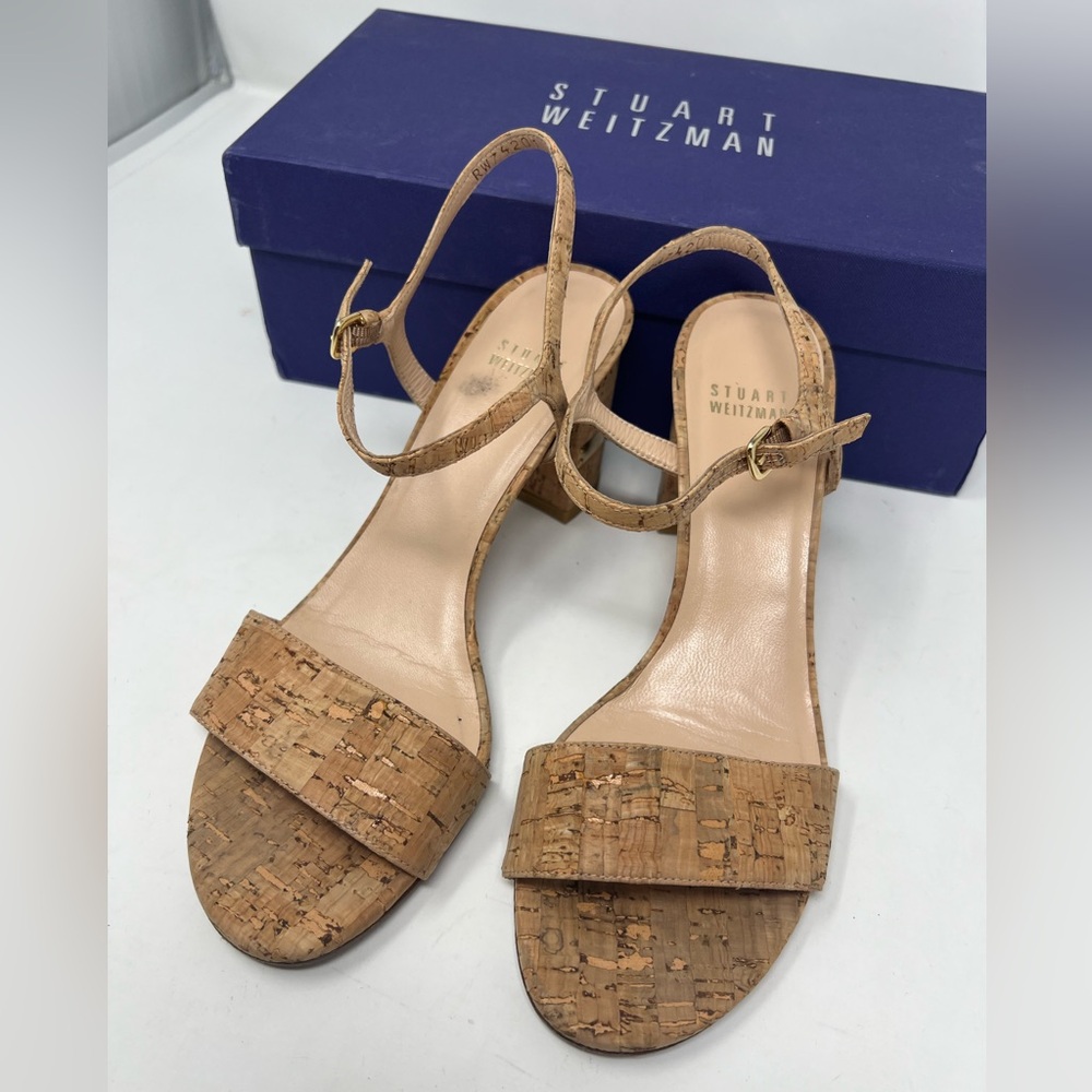 Stuart Weitzman Cork Sandals